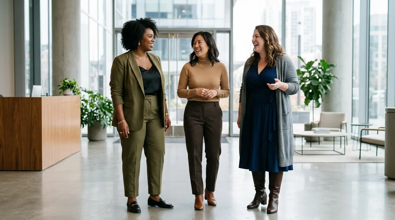 10 Classy Office Outfits for Curvy Women That Are Actually Comfortable
