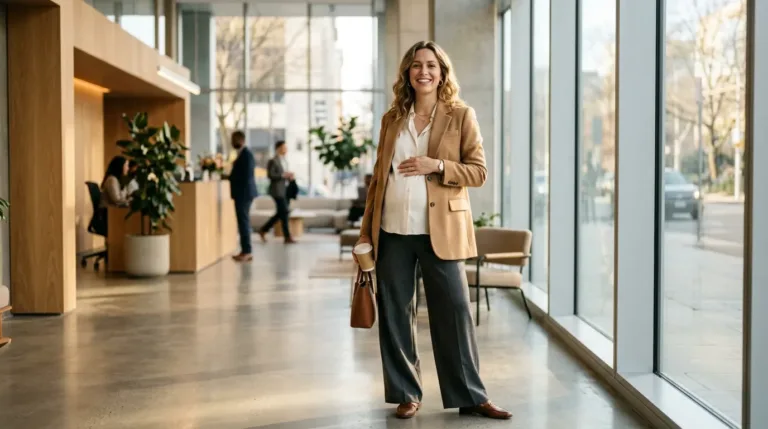 10 Comfortable Maternity Work Outfits You’ll Actually Wear
