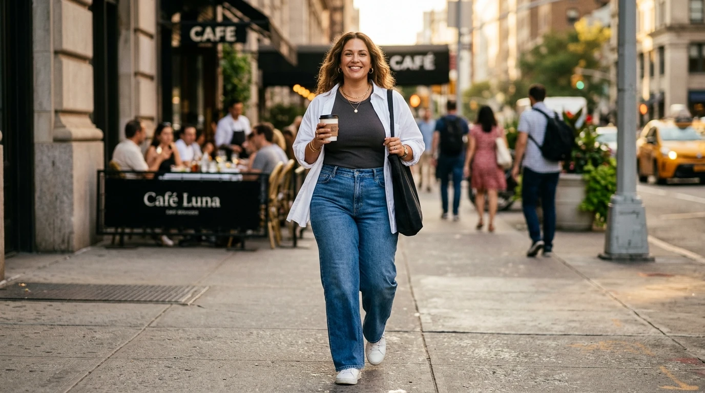 10 End of Summer Transitional Outfits for Curvy Women