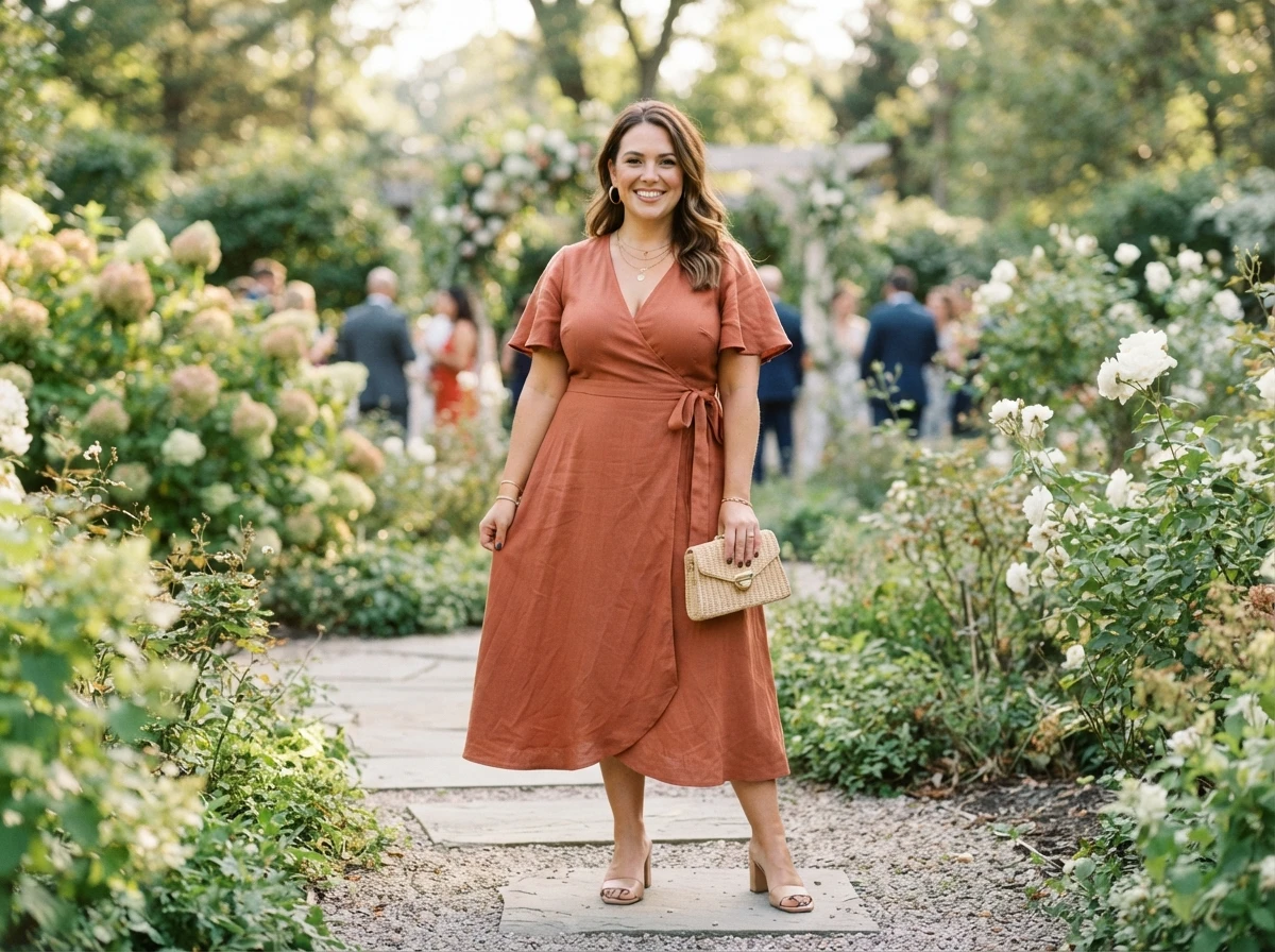 10 Plus Size Aesthetic Wedding Guest Outfits Ideas