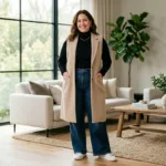 10 Vest Outfits for Curvy Women That Actually Look Good