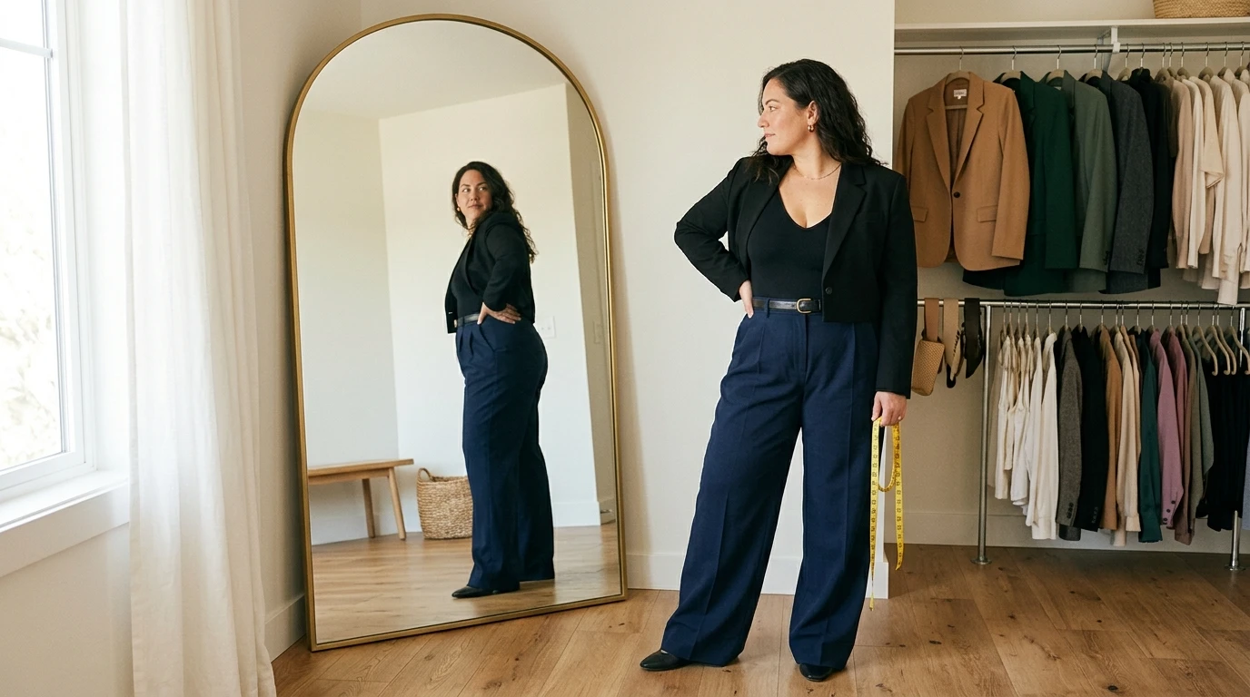 7 Style Tricks For Curvy Women With Short Torsos