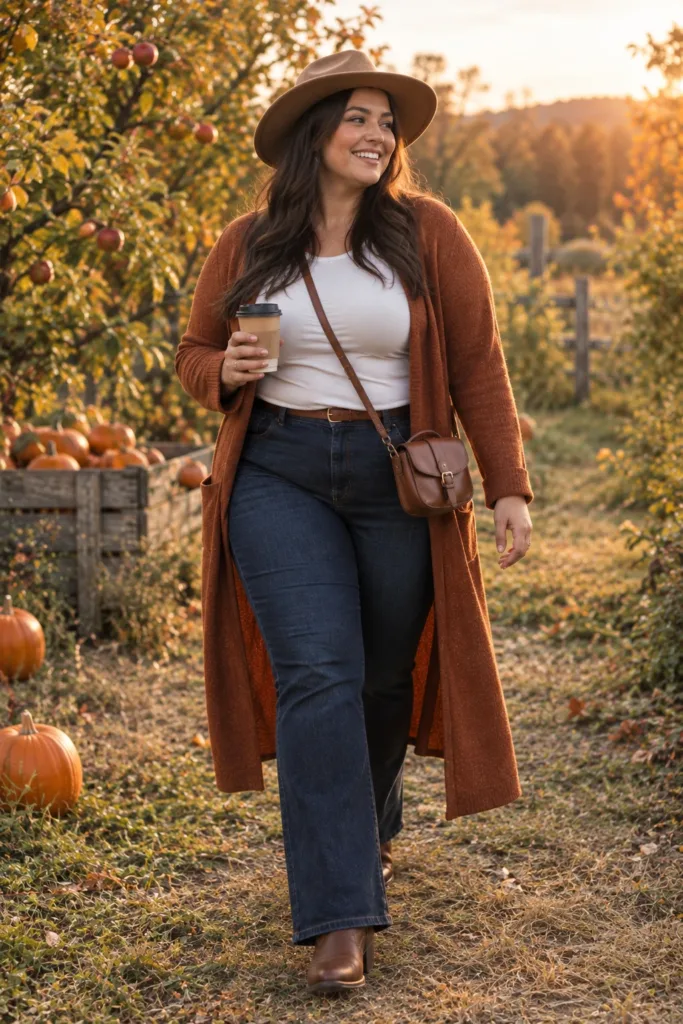 Apple Picking Earthy Cardigan