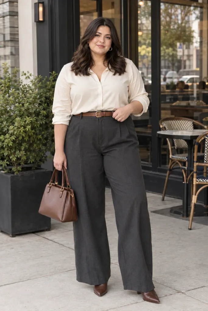 Choose High-Rise Bottoms With a Clean Waistband