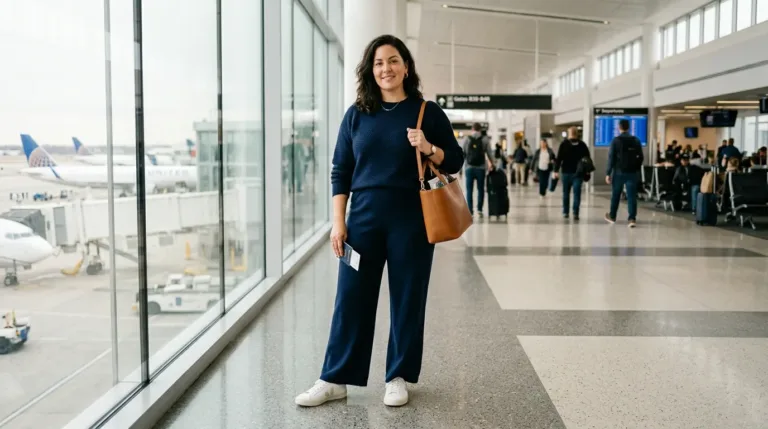 Comfortable Stylish Airport Outfits for Work Trips