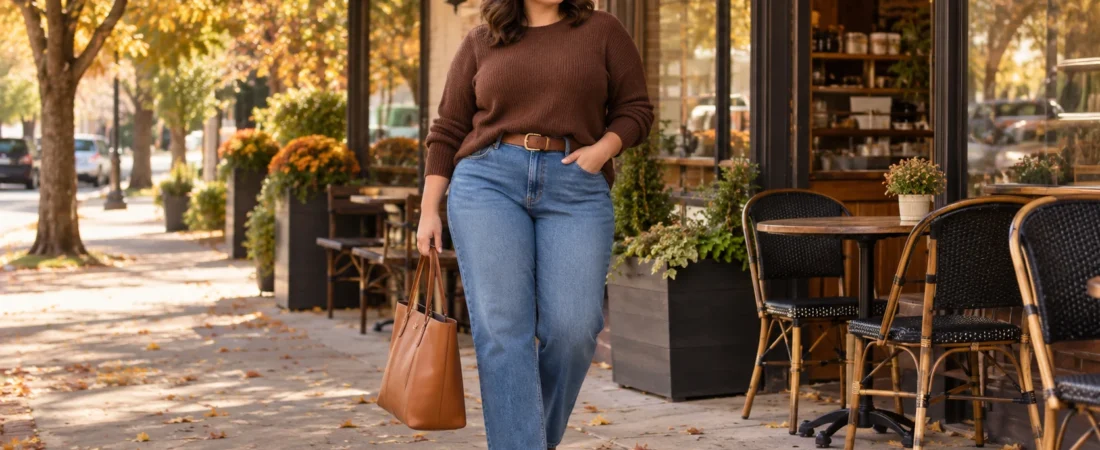 4 Cute Casual Fall Outfits for Curvy Women That Feel Good All Day