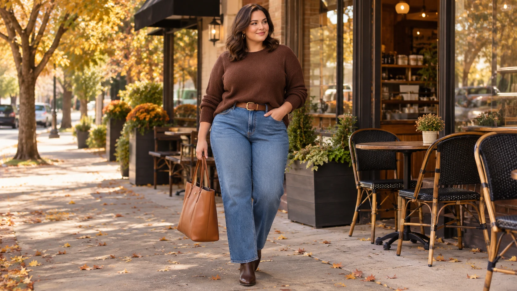 4 Cute Casual Fall Outfits for Curvy Women That Feel Good All Day