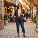 Cute Plus Size Fall Outfits for Women With a Big Stomach