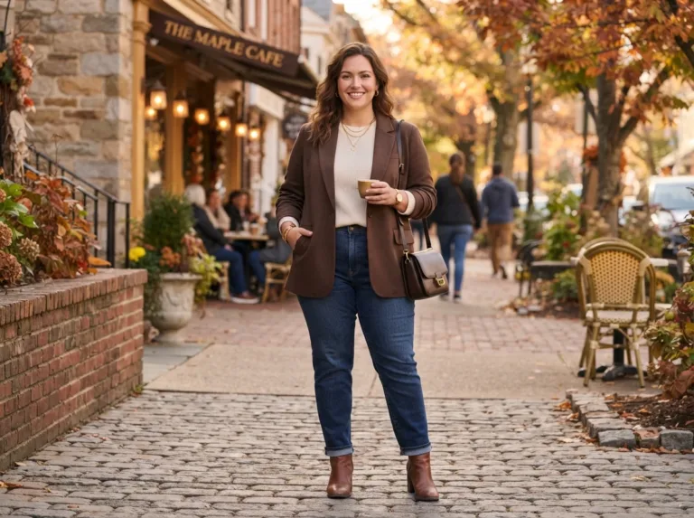 Cute Plus Size Fall Outfits for Women With a Big Stomach