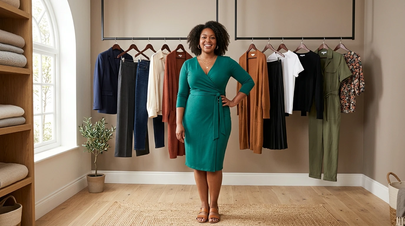 Dress Confidently Every Day With This 10-Piece Formula For Curvy Figures
