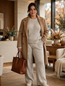 Elevated Monochrome Knit Set