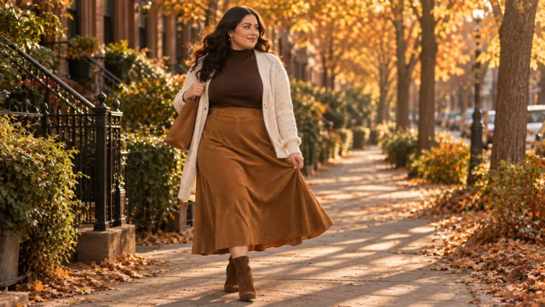 Fall Skirt Outfits Women