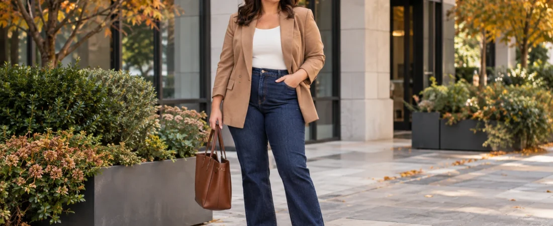 4 Fall Work Outfits for Curvy Women That Feel Comfortable & Look Polished