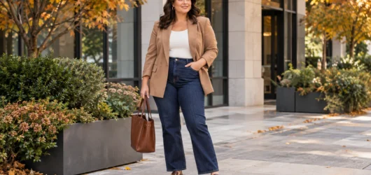 4 Fall Work Outfits for Curvy Women That Feel Comfortable & Look Polished