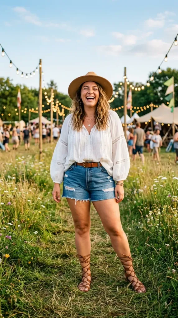 High-Waisted Shorts, Balanced Top
