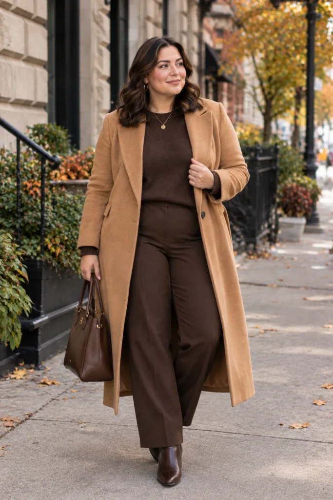 Long Coat + Monochrome Base