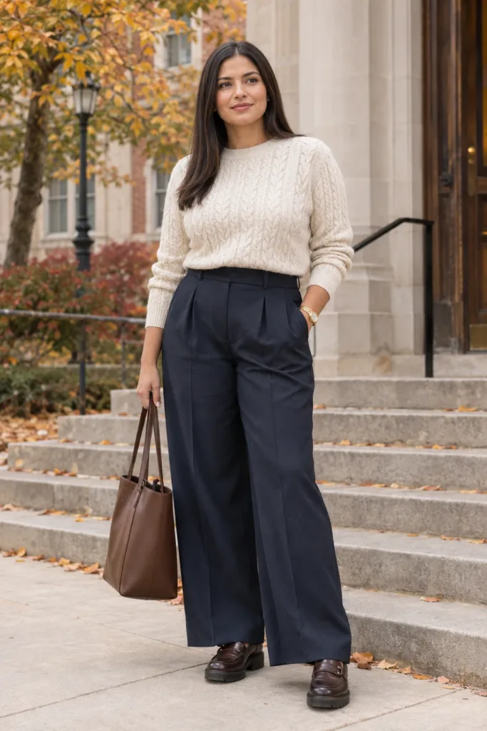 Modern Preppy Cable Knit