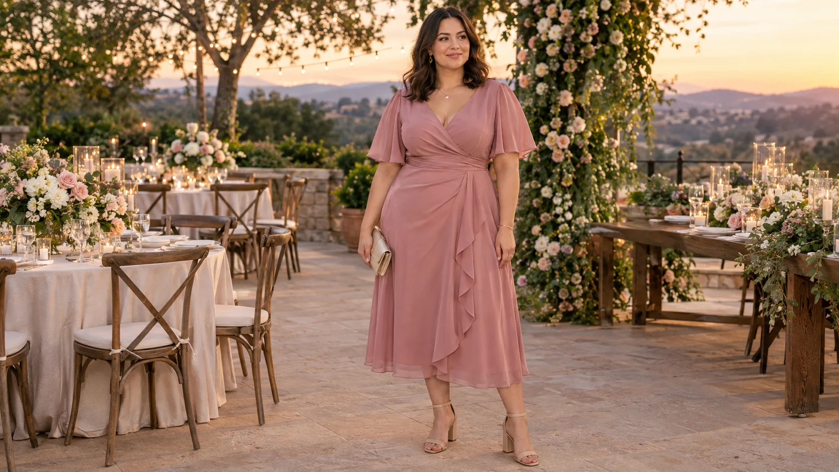 Pink Wedding Guest Dresses