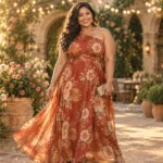 Plus Size August Wedding Guest Dress Outfits