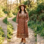 Plus Size Boho Spring Outfits for Curvy Women