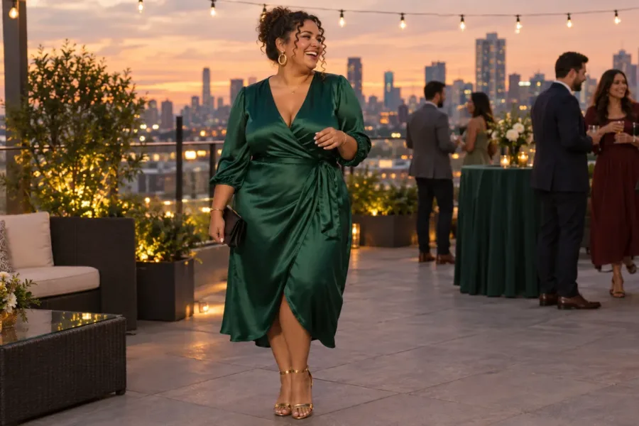 Plus Size Cocktail Outfits for Curvy Women