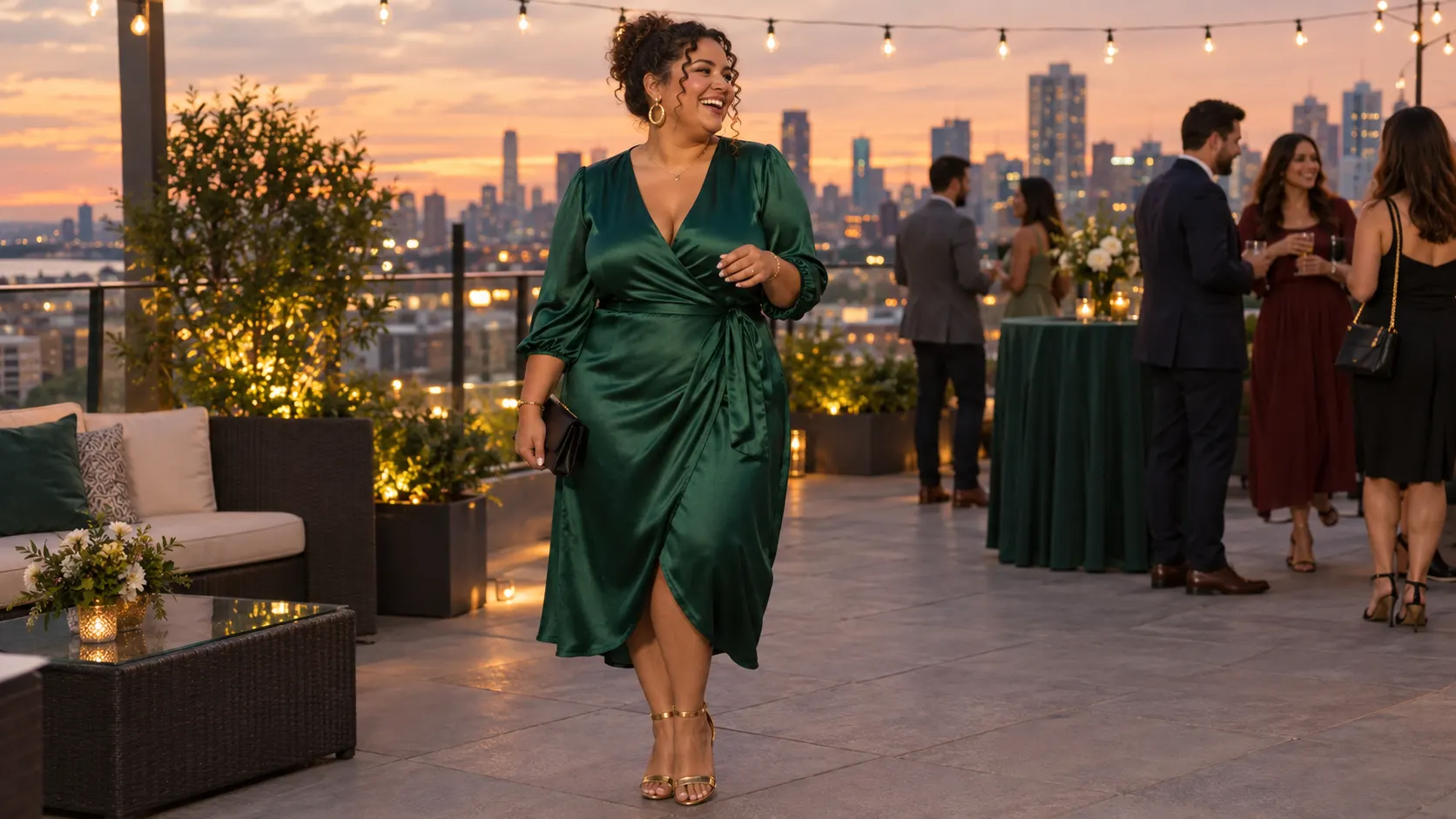 Plus Size Cocktail Outfits for Curvy Women