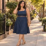 10 Plus Size Denim Dress Outfits Every Curvy Woman Needs