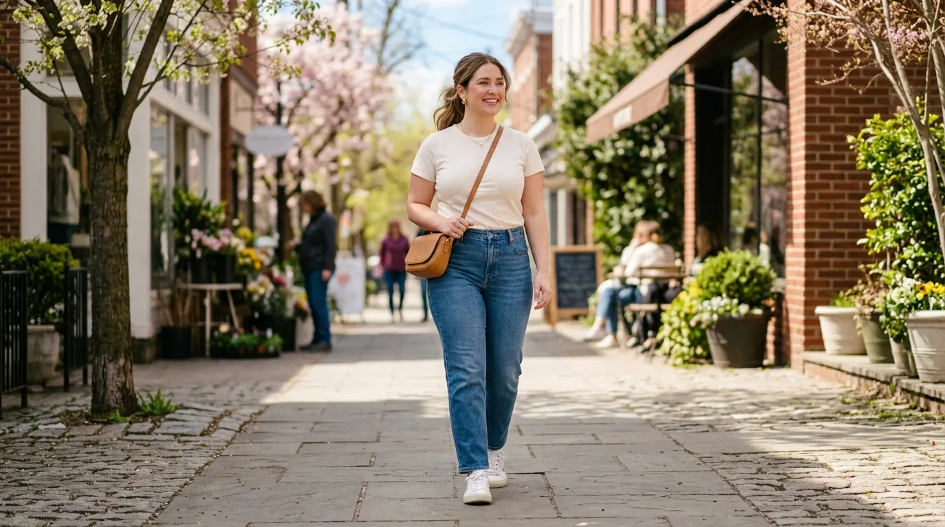 Plus Size Everyday Spring Outfits for Curvy Women