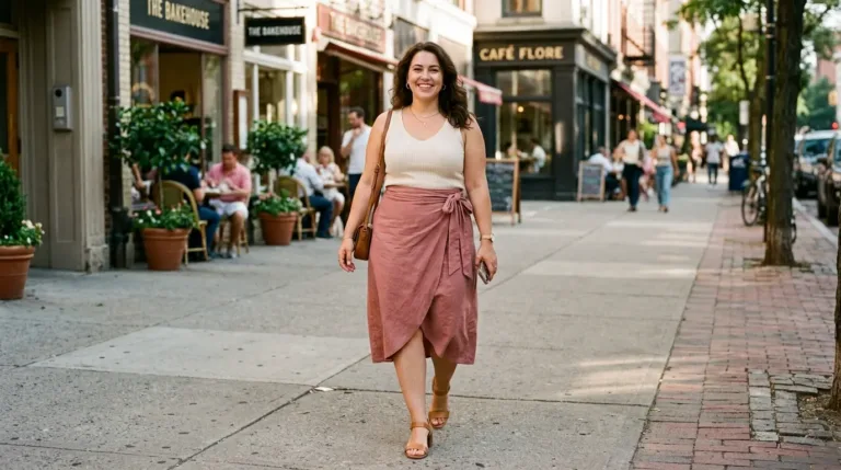 Plus Size Summer Skirt Outfits for Curvy Women