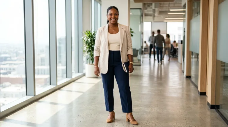 Plus Size Summer Work Outfits for Curvy Women