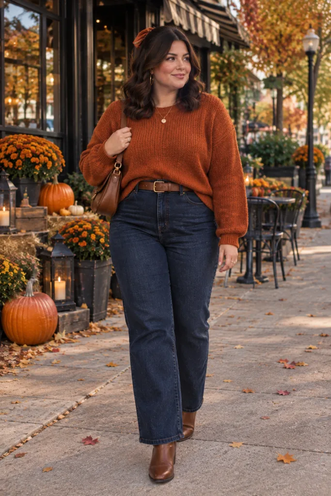 Retro Pumpkin Spice 90s Look