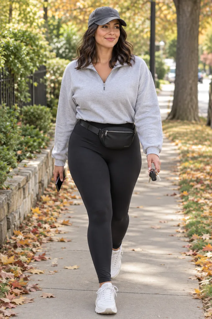Sporty-Chic Errand Outfit