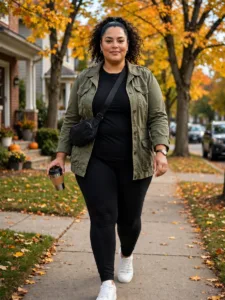 Sporty-Chic Jacket + Leggings