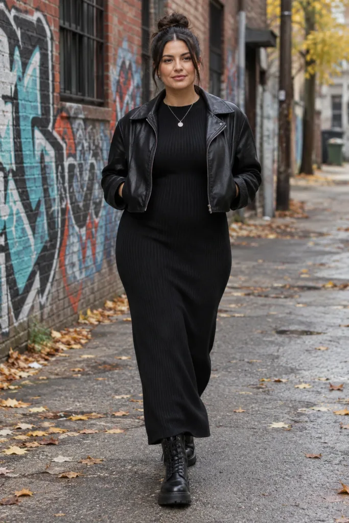 The 90s Inspired Column Dress