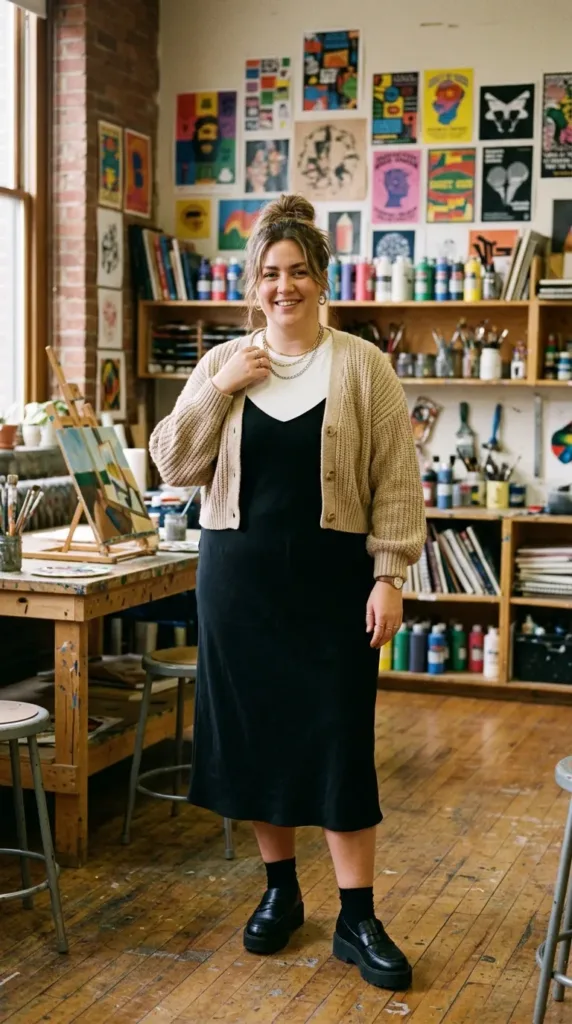 The 90s-Inspired Slip Dress & Layered Tee