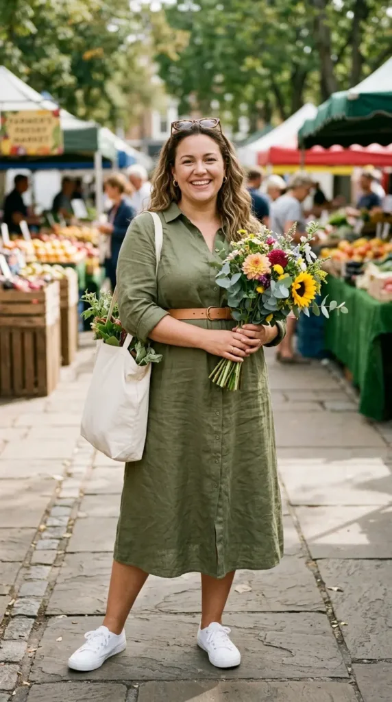 The Belted Shirt Dress for Errands