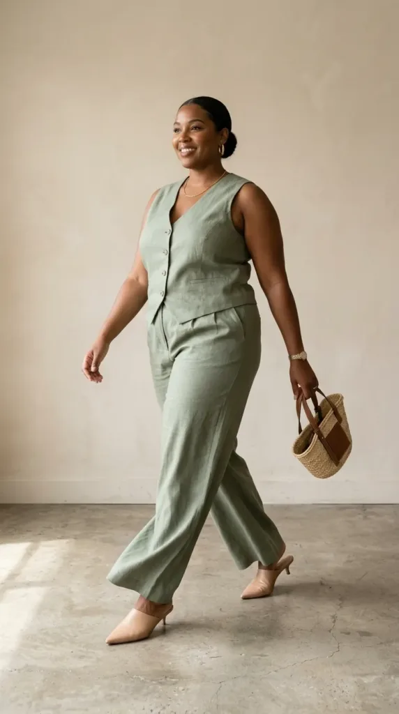 The Breezy Wide-Leg Power Suit