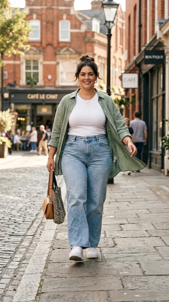 The Cool Girl Wide-Leg Denim & Tank