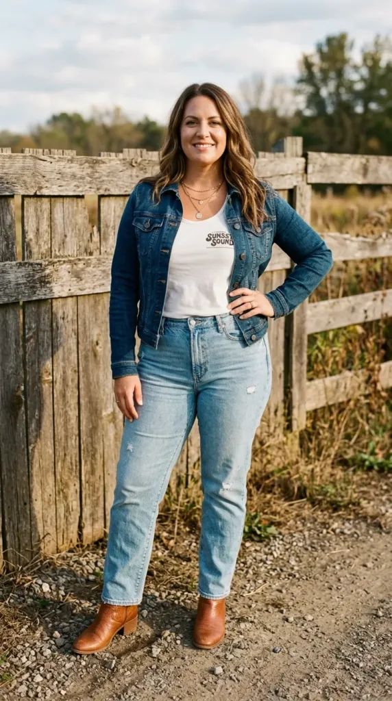 The Denim-on-Denim Powerhouse