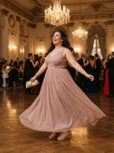 The Dusty Rose A-Line Maxi