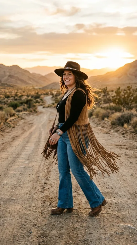The Earthy Suede Vest