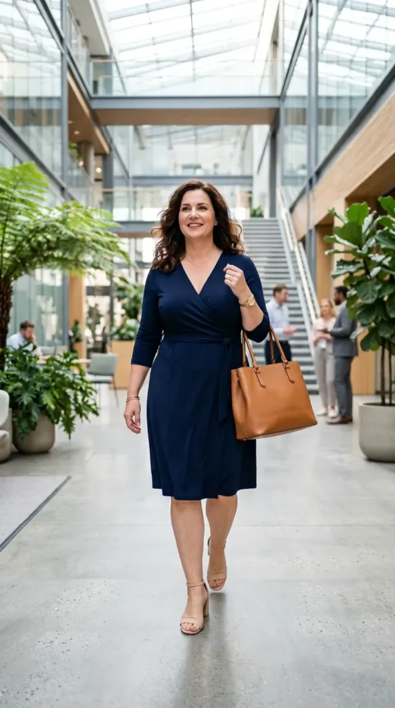 The Effortless Wrap Dress & Structured Tote