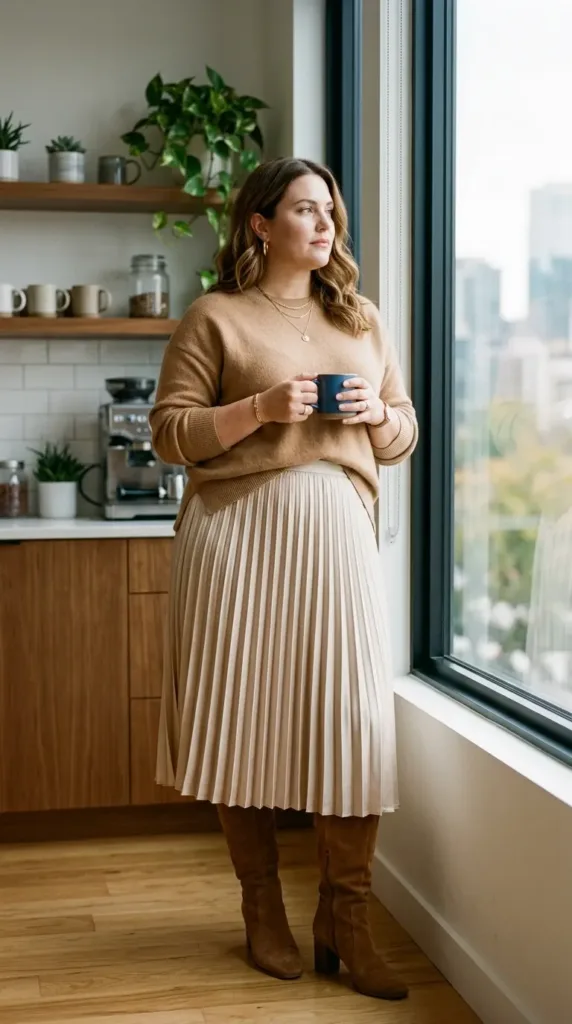 The Elevated Sweater & Midi Skirt