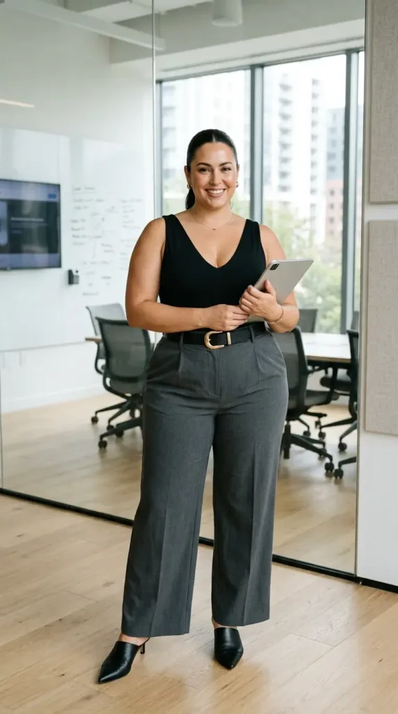 The High-Waisted Wide-Leg Pant + Fitted Bodysuit