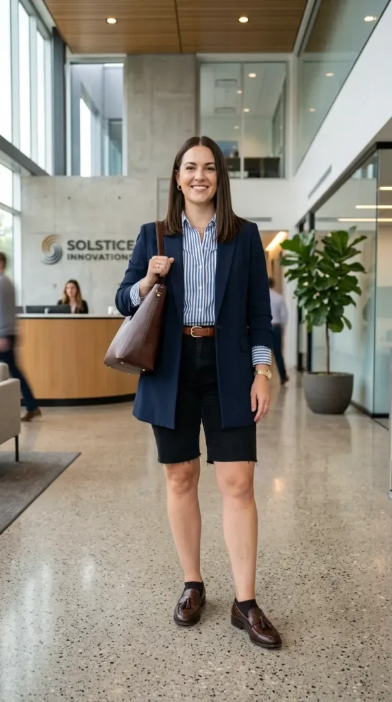 The Modern Preppy Office Fit