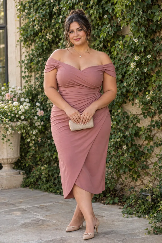 The Romantic Ruched Midi
