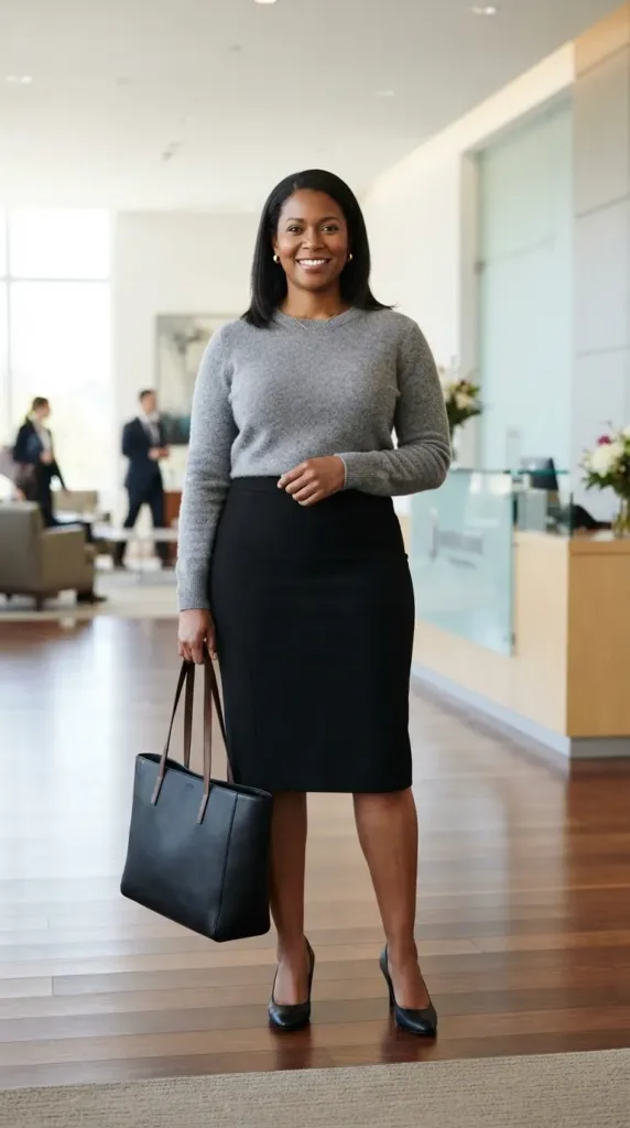 The Safe Bet Knit & Pencil Skirt