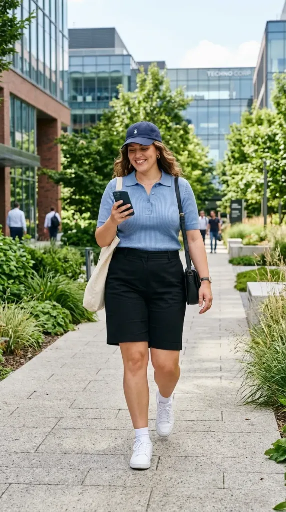 The Sporty-Chic Knit Polo