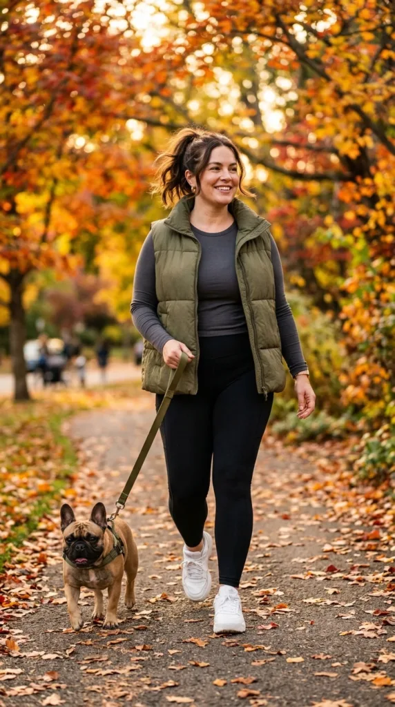 The Sporty Chic Puffer Vest