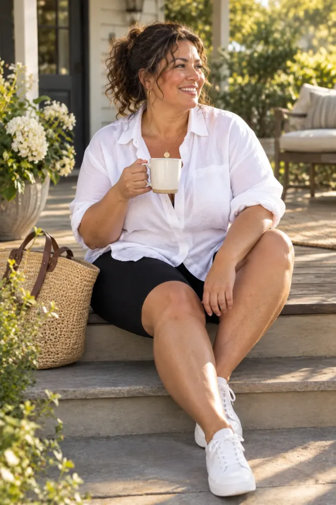 Casual Sunday everyday outfit for women over 50